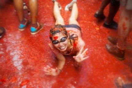 Goggles are advisable if you're heading to La Tomatina